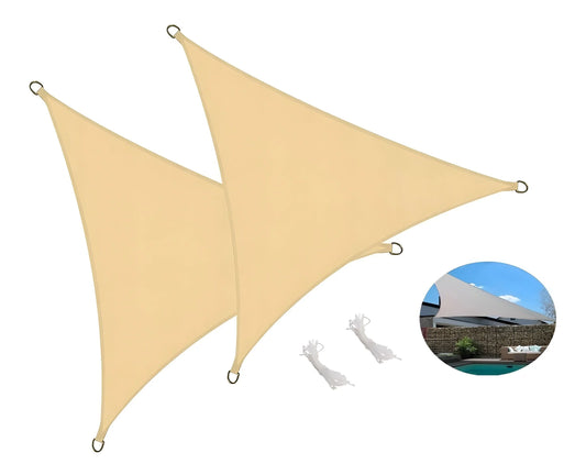 Toldo de vela triangular